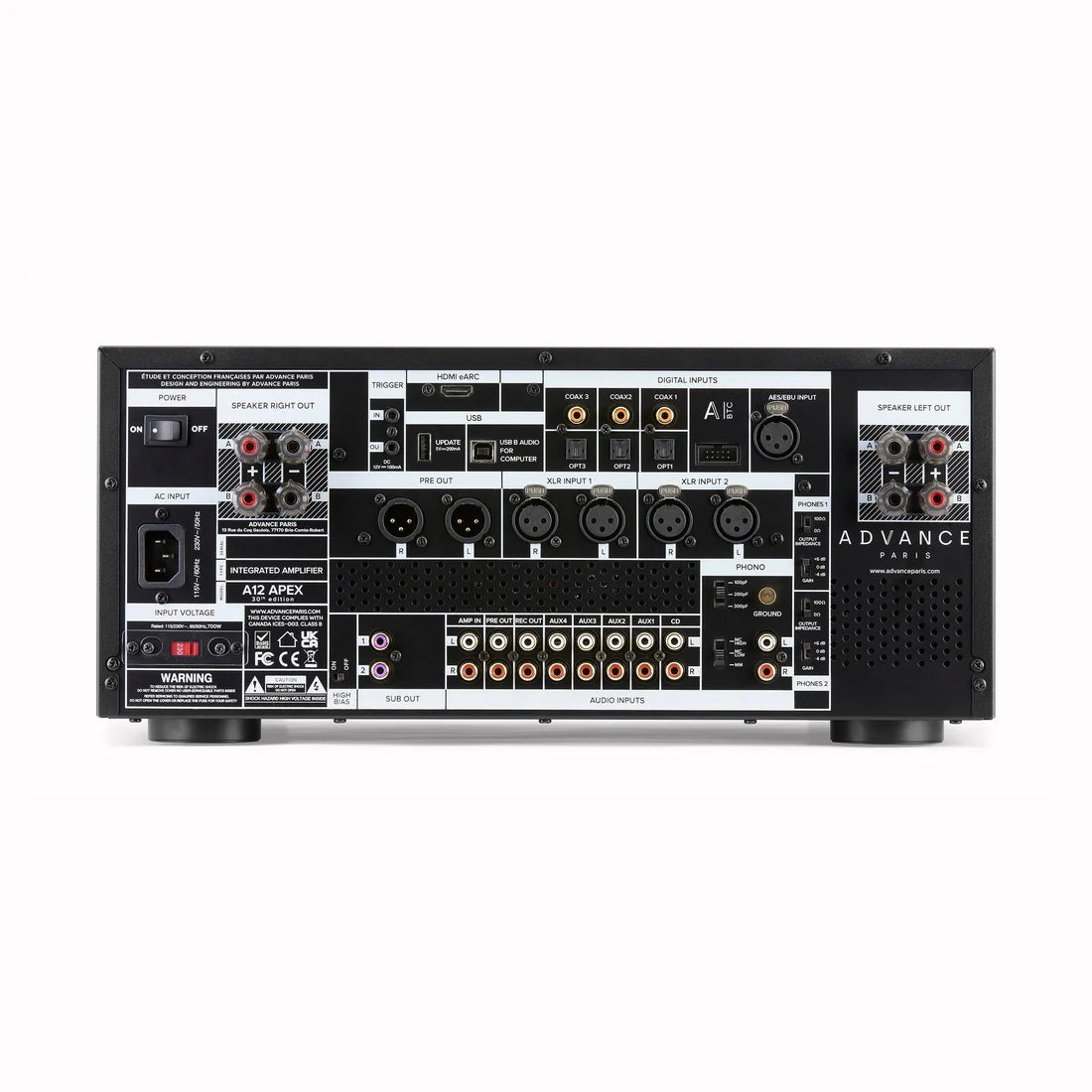 Advance Paris A12 Apex Hybrid Integrated Amplifier