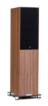Fyne Audio F502SP in Natural Walnut with grille on