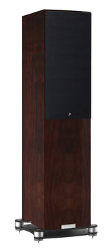 Fyne Audio F502SP in Piano Gloss Walnut with grille on