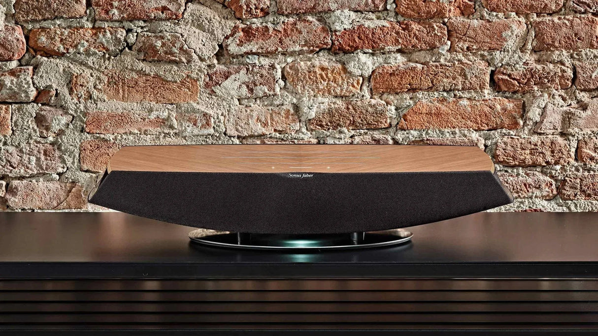 Sonus faber Omnia Walnut lifestyle view