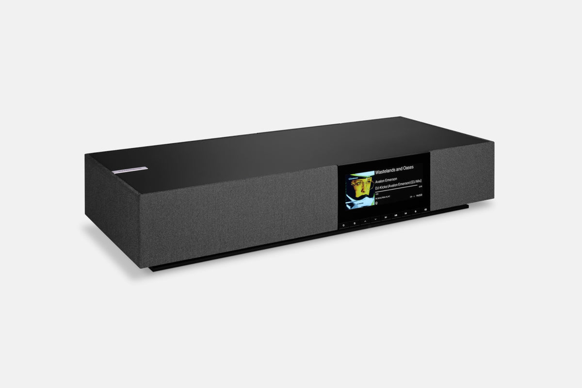 Cambridge Audio EVO One Midnight Black three-quarter front view