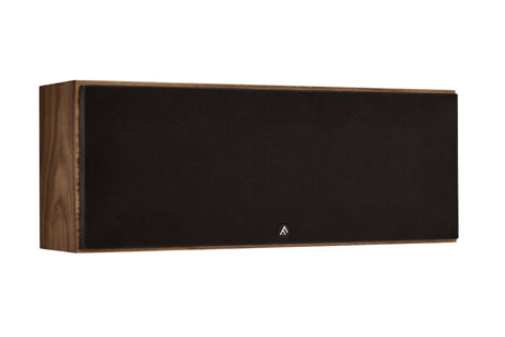 Fyne Audio F500S LCR speaker in Natural Walnut with grille on