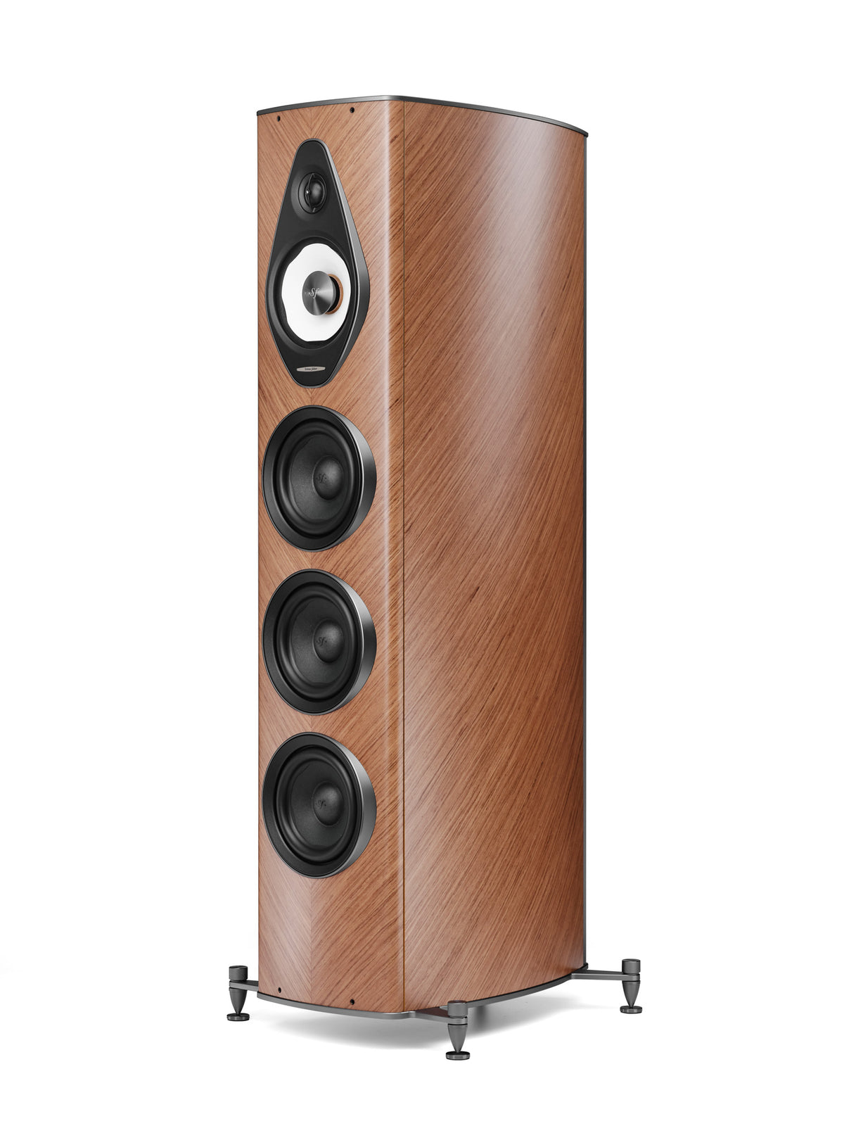 Sonus faber Olympica G3 V in Walnut three-quarter view