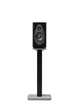 Sonus faber Sonetto I G2 in Black on optional Sonetto Stand, front view