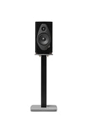 Sonus faber Sonetto II G2 in Black on optional Sonetto G2 stand, front view