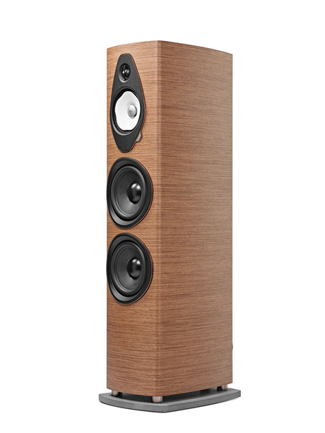 Sonus faber Sonetto VIII G2 in Walnut three-quarter view